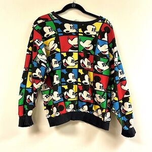 RARE. Vintage Micky and Co Colorblock Sweatshirt - M